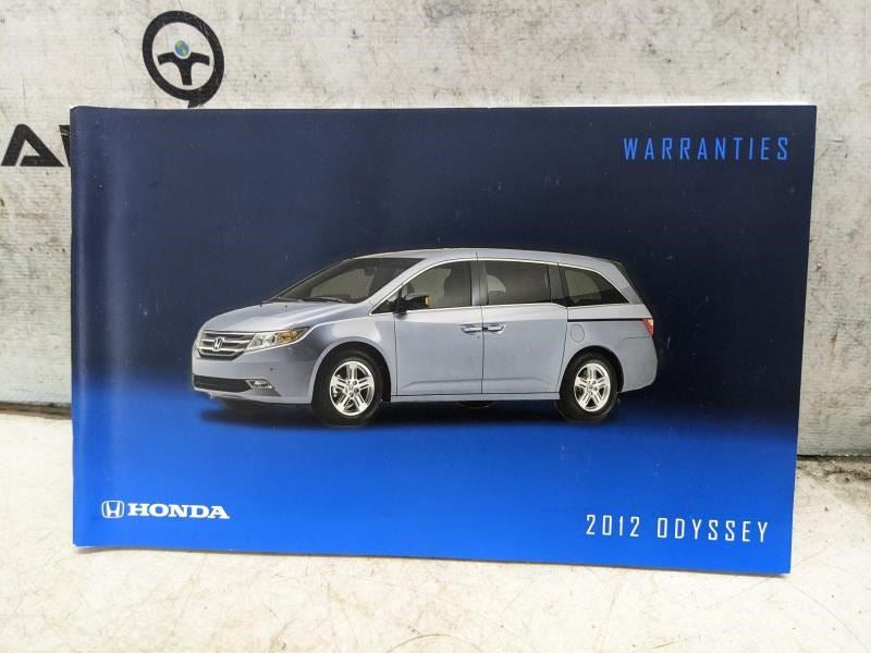 2012 Honda Odyssey Owners Manual Set with Case 31TK8610 00X31-TK8-6101 OEM - Alshned Auto Parts