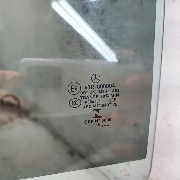2015-2021 Mercedes-Benz C300 Rear Left Driver Side Door Window Glass 20573521004