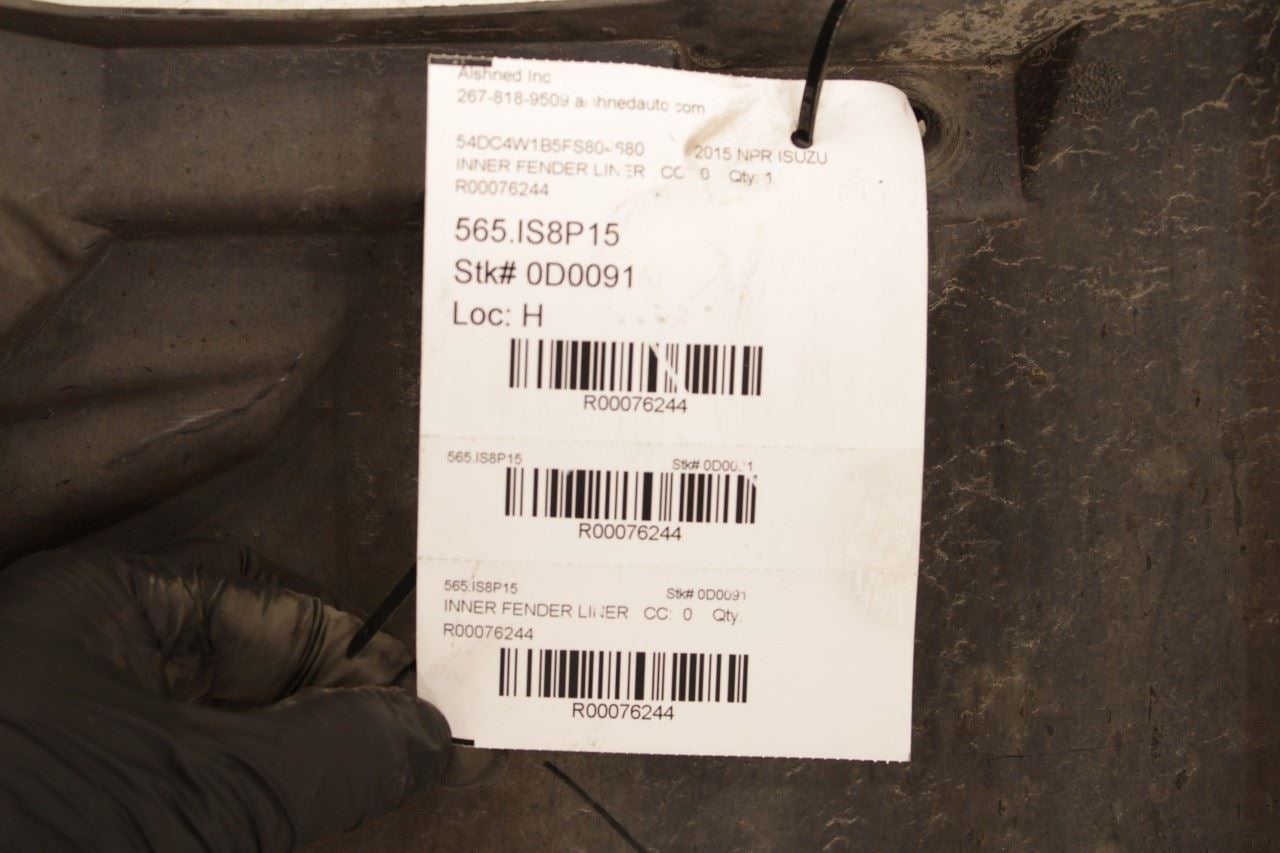 2012-2020 ISUZU NPR HD Front Left Driver Side Wheelhouse Liner Splash Shield - Alshned Auto Parts