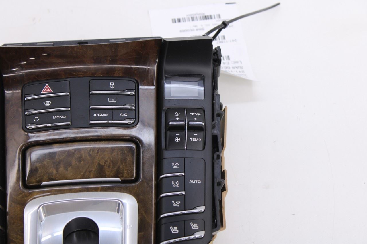 2013-14 Porsche Cayenne S Center Console Shifter Trim w/ Multi Control Switches - Alshned Auto Parts