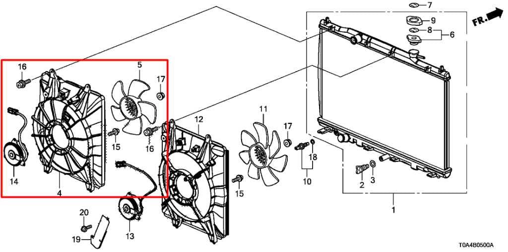 2015-16 Honda CR-V LX Left Radiator Cooling Fan Motor Assembly 19015-5LA-A01 OEM - Alshned Auto Parts