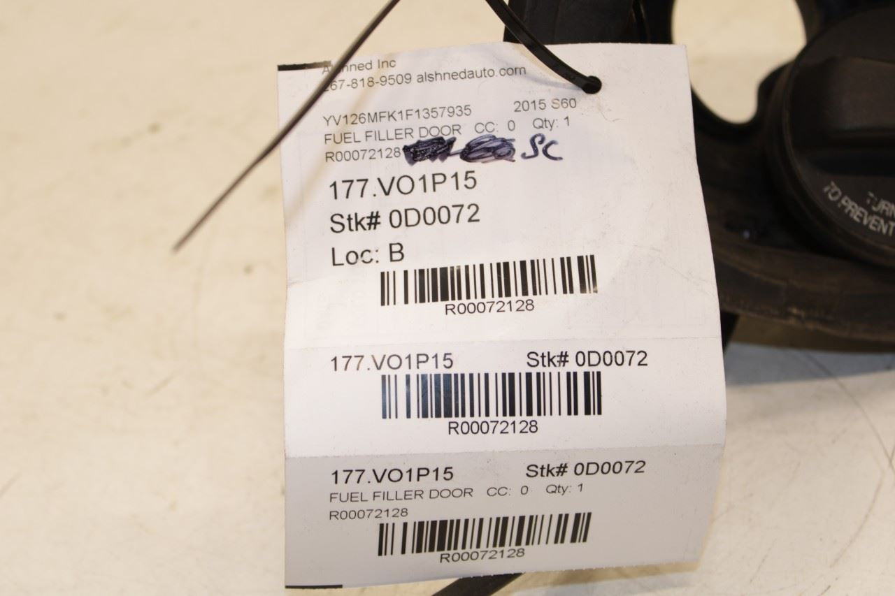 2015-2018 Volvo S60 T5 Premier 2.0L Fuel Tank Filler Housing Door Lid Cover - Alshned Auto Parts