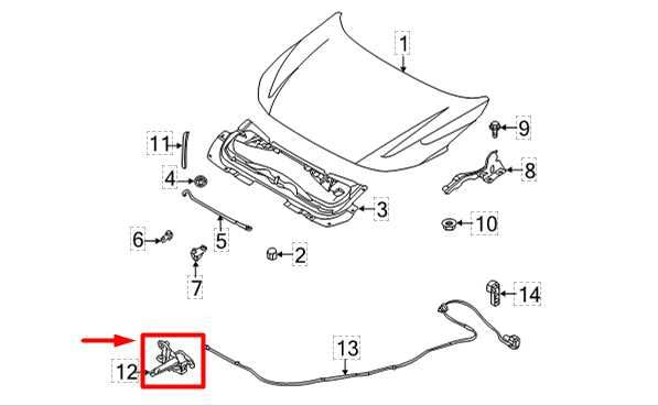 2020-2024 Nissan Sentra Front Hood Lock Latch 65601-6LA0A OEM - Alshned Auto Parts