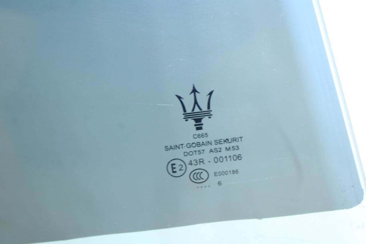 2017-2021 Maserati Ghibli Rear Right Passenger Side Door Window Glass 670038121 - Alshned Auto Parts