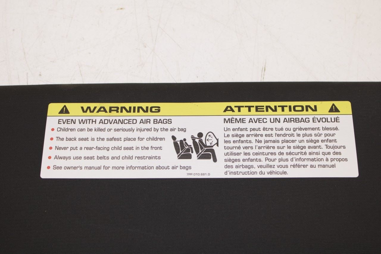 2011-18 Porsche Cayenne Platinum Front RH Double Sun Visor w/ Illuminated Mirror - Alshned Auto Parts