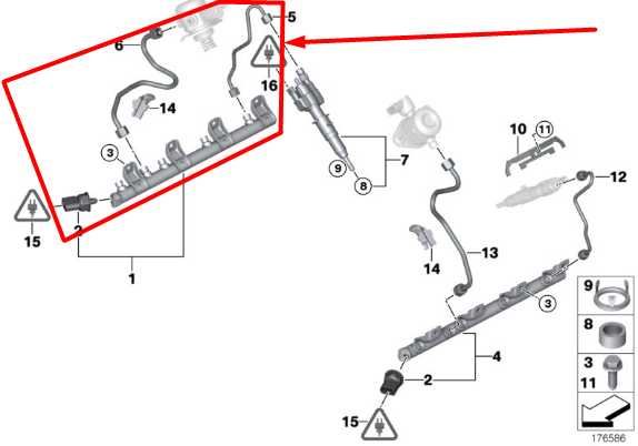 2010-2012 BMW 750Li xDrive 4.4L Right Side High-Pressure Fuel Rail 13537547599 - Alshned Auto Parts