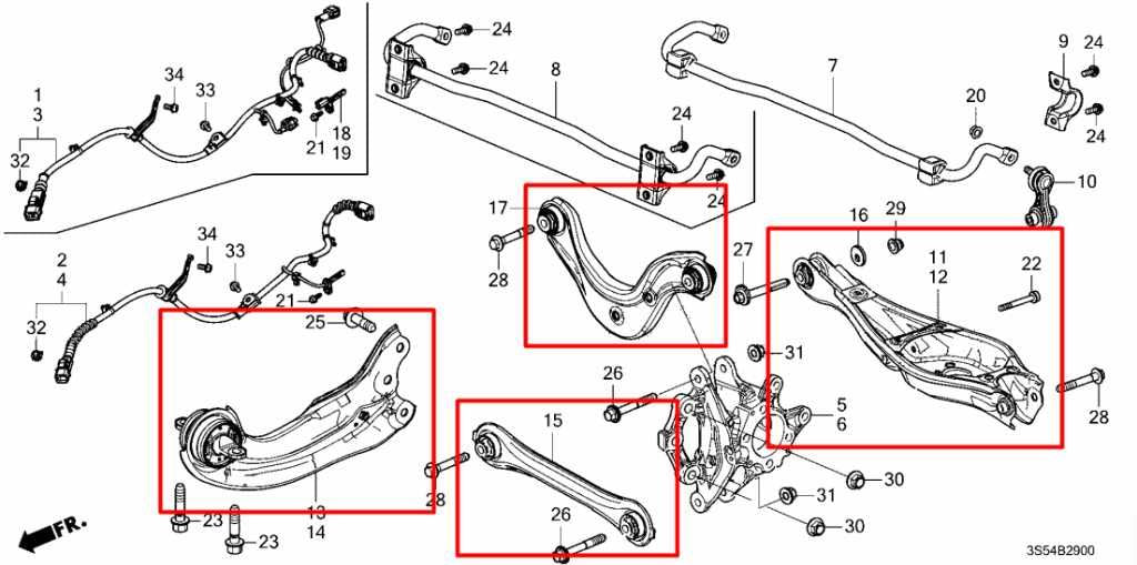 2023-26 Acura Integra A-Spec FWD Rear Suspension Right Side Control Arm Set of 4 - Alshned Auto Parts