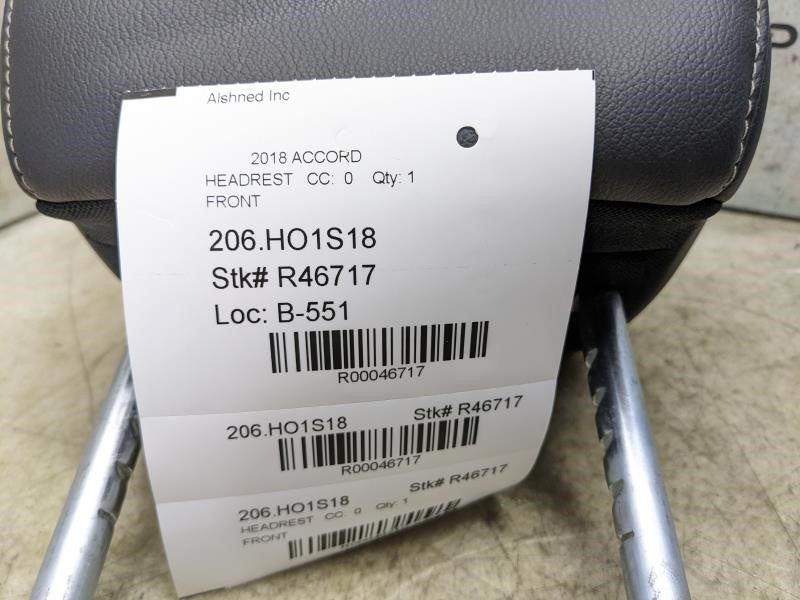 2018 Honda Accord Front Left or Right Seat Headrest Leather 81140-TVC-A41ZB OEM - Alshned Auto Parts