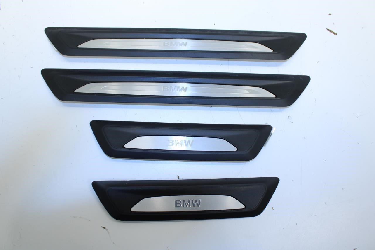 2015-16 BMW 435i Gran Coupe Front & Rear Sill Scuff Kick Plate Trim Set of 4 - Alshned Auto Parts