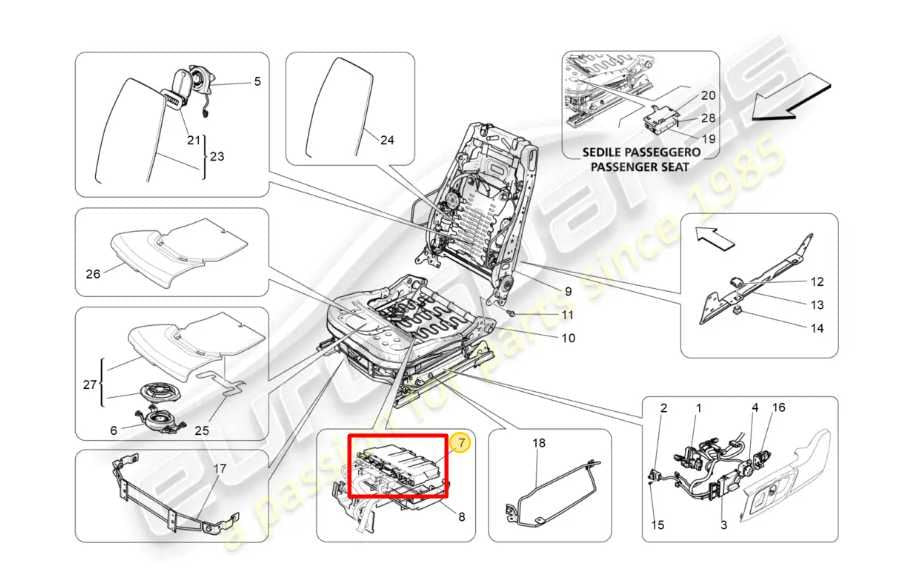 2017-21 Maserati Ghibli 3.0L RWD Front Driver Left Side Seat Control Module ECU - Alshned Auto Parts