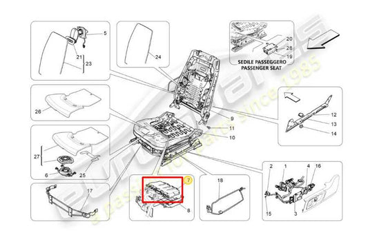 2017-21 Maserati Ghibli 3.0L RWD Front Driver Left Side Seat Control Module ECU - Alshned Auto Parts