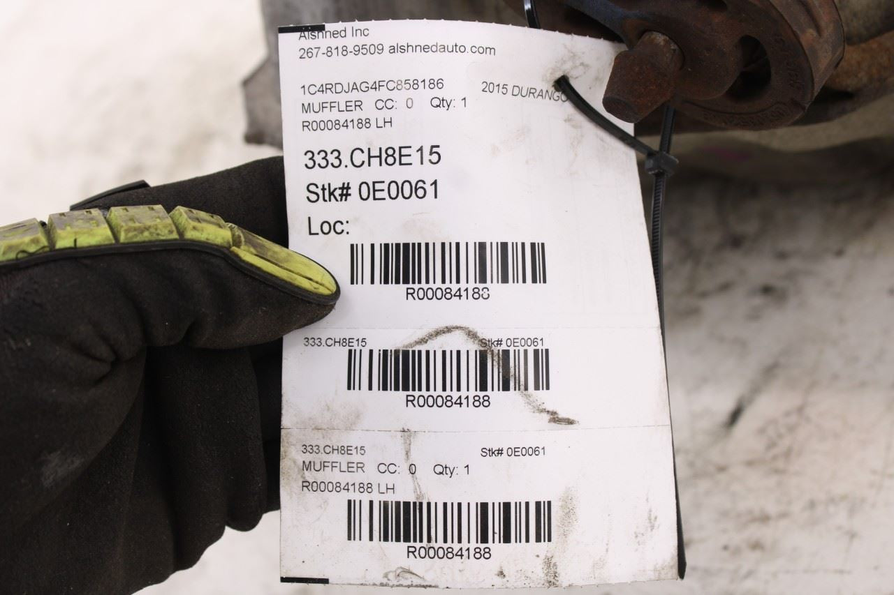 2011-2025 Dodge Durango SXT 3.6L Rear Left Side Exhaust Muffler 68105750AH OEM12