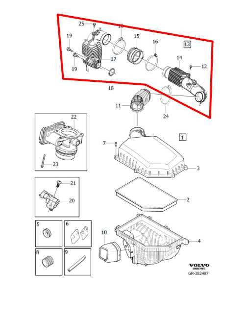 2015-2016 Volvo S60 T5 Premier 2.0L FWD Air Intake Resonator Duct Tube 31338660 - Alshned Auto Parts
