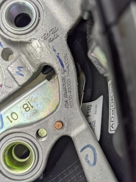 16-18 Hyundai Elantra SE 2.0L Steering Wheel w/ Control Buttons 56100-F3140-TRY - Alshned Auto Parts