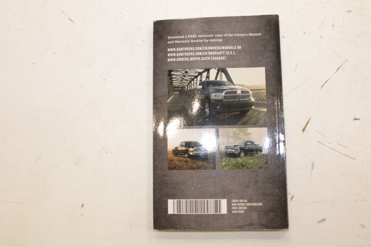 2015 Ram 1500 Big Horn User Guide Set with Case R74093 - Alshned Auto Parts