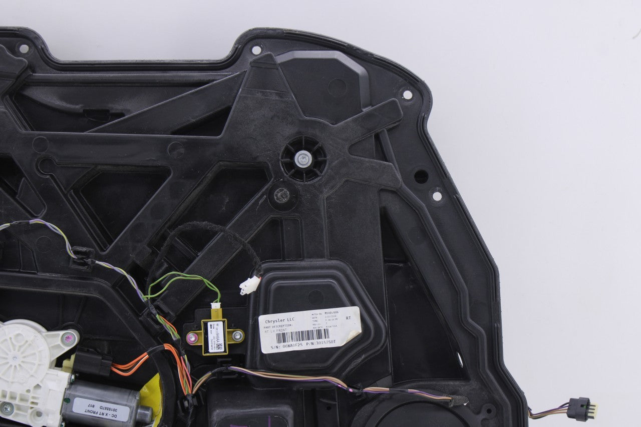 08-20 Dodge Grand Caravan Front Left Door Window Regulator w/ Carrier and Motor9