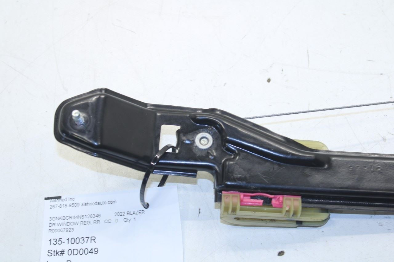 2019-24 Chevrolet Blazer 2LT Rear Right Door Window Regulator w/ Motor 84932476 - Alshned Auto Parts