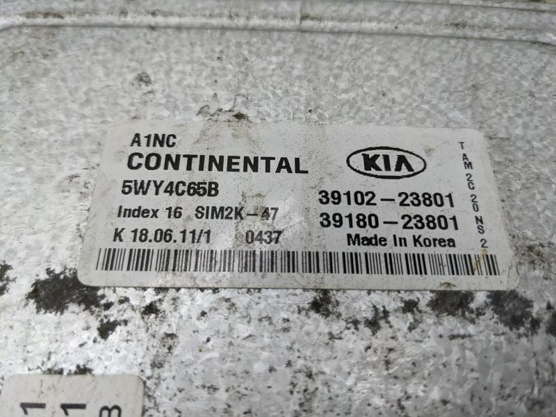 2009-2011 Kia Soul 2.0L Engine Computer Control Module ECU ECM 39180-23801 OEM7