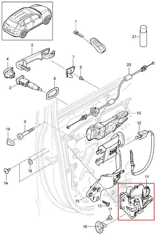 2011-2018 Porsche Cayenne S Front Left Door Lock Latch Actuator 8J1837015B OEM1