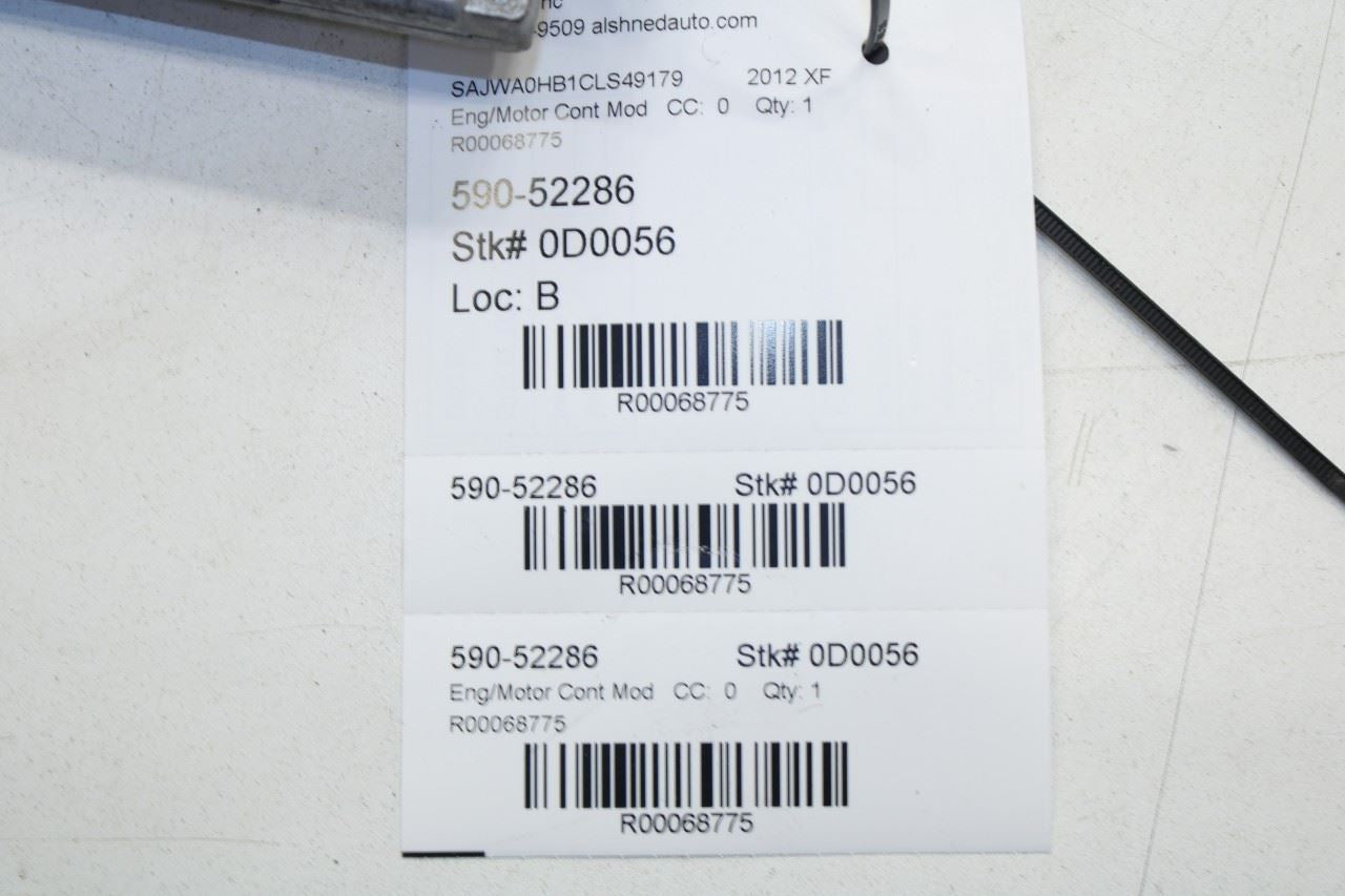2010-2015 Jaguar XF Portfolio Engine Computer Module ECU ECM 8W83-12B684-YA OEM - Alshned Auto Parts