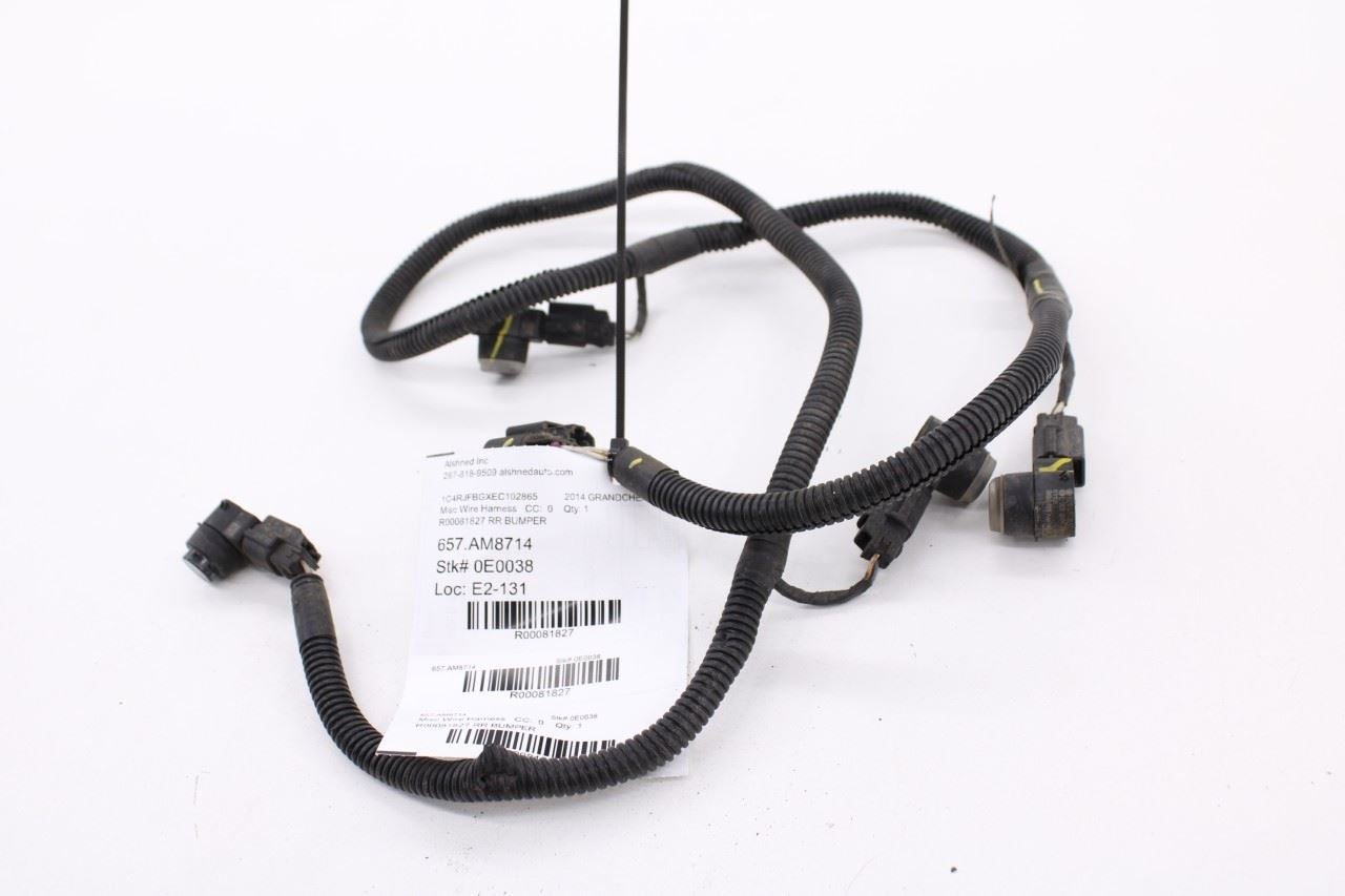 2014-2015 Jeep Grand Cherokee Limited Rear Bumper Wire Harness with Park Sensors3