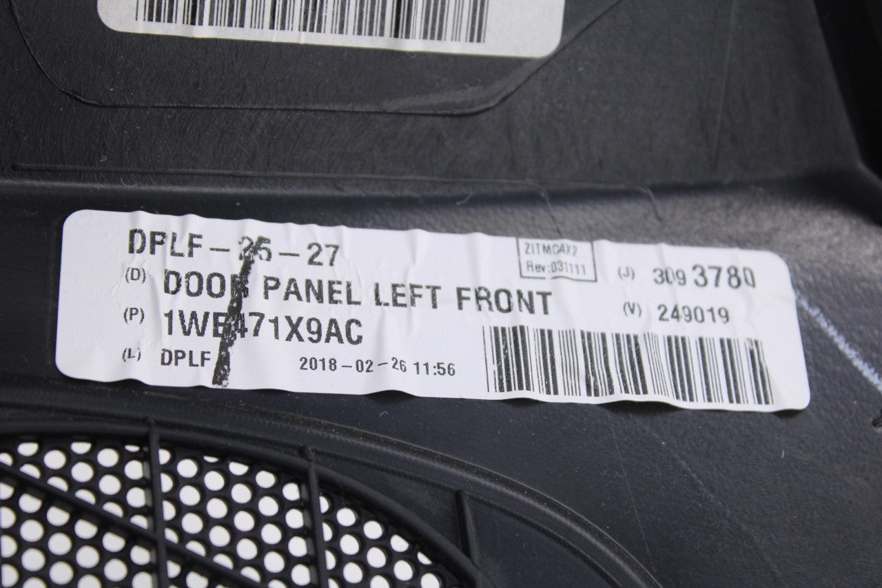 2012-2020 Dodge Grand Caravan GT Front Left Side Door Trim Panel 1YK17DX9AA OEM18