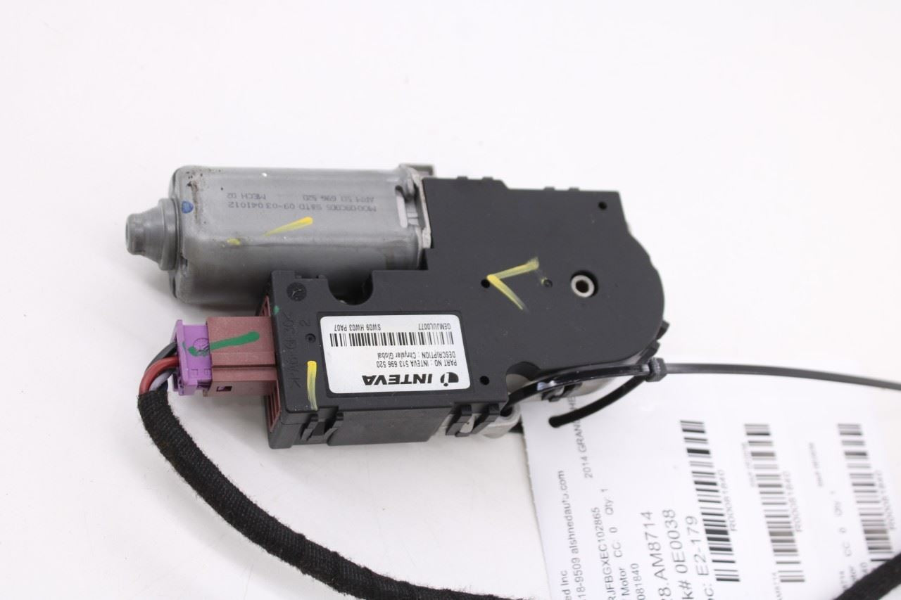 2011-22 Jeep Grand Cherokee Limited Upper Roof Sunroof Moonroof Motor 68081054AB10