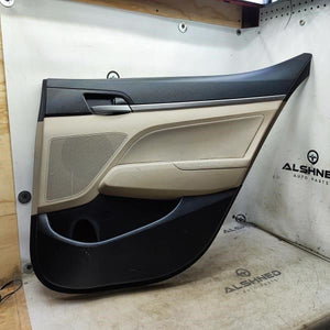 17-18 Hyundai Elantra SE Rear Right Side Door Trim Panel 83306-F3020-UTG *ReaD*
