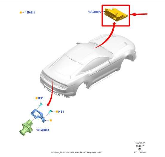18-20 Ford Mustang Front Windshield Lane Departure Assist Camera JR3T-19H406-CF - Alshned Auto Parts