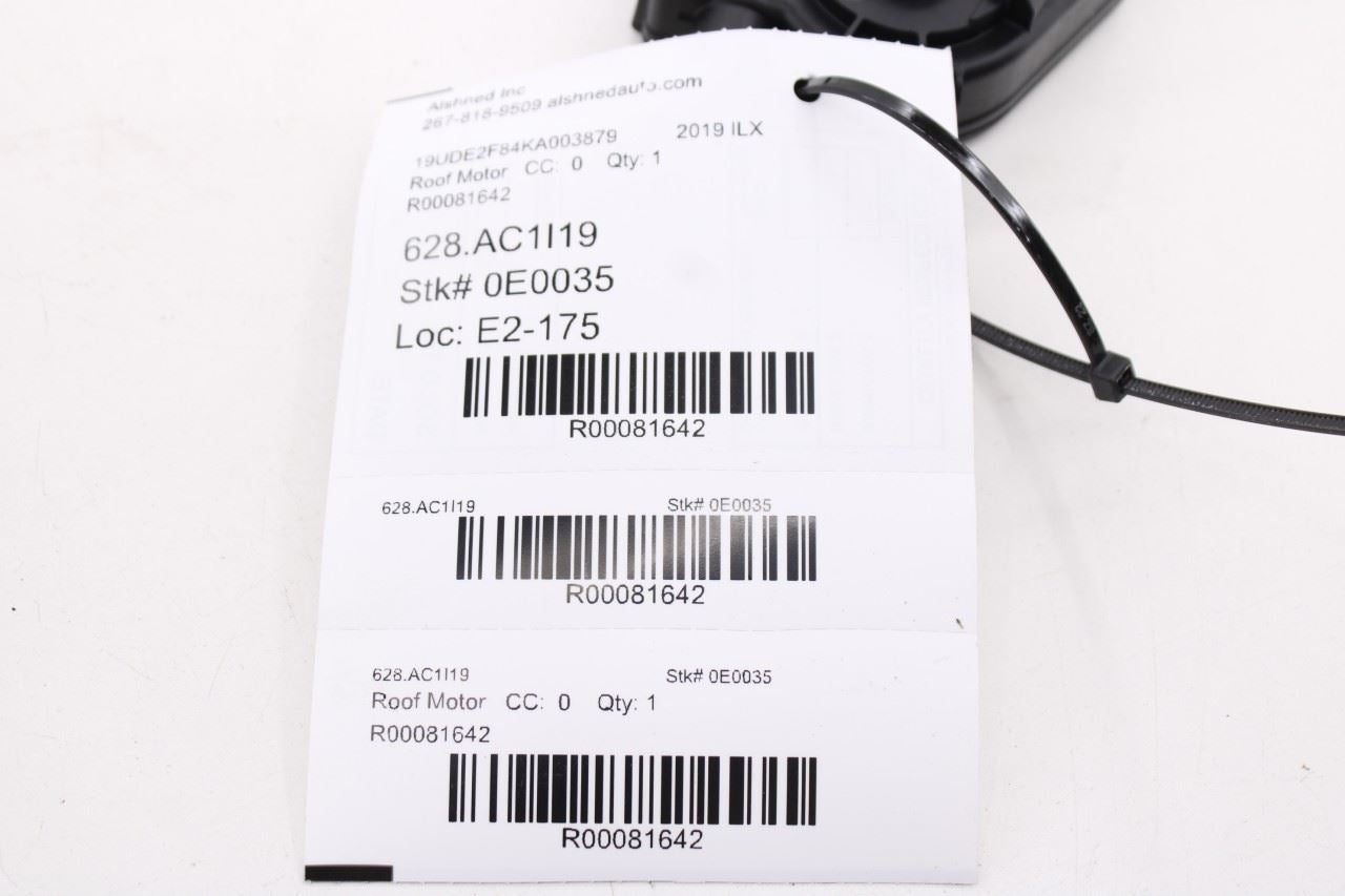 2013-22 Acura ILX Tech A-Spec Roof Power Sliding Glass Sunroof Motor 70450TX6A0112