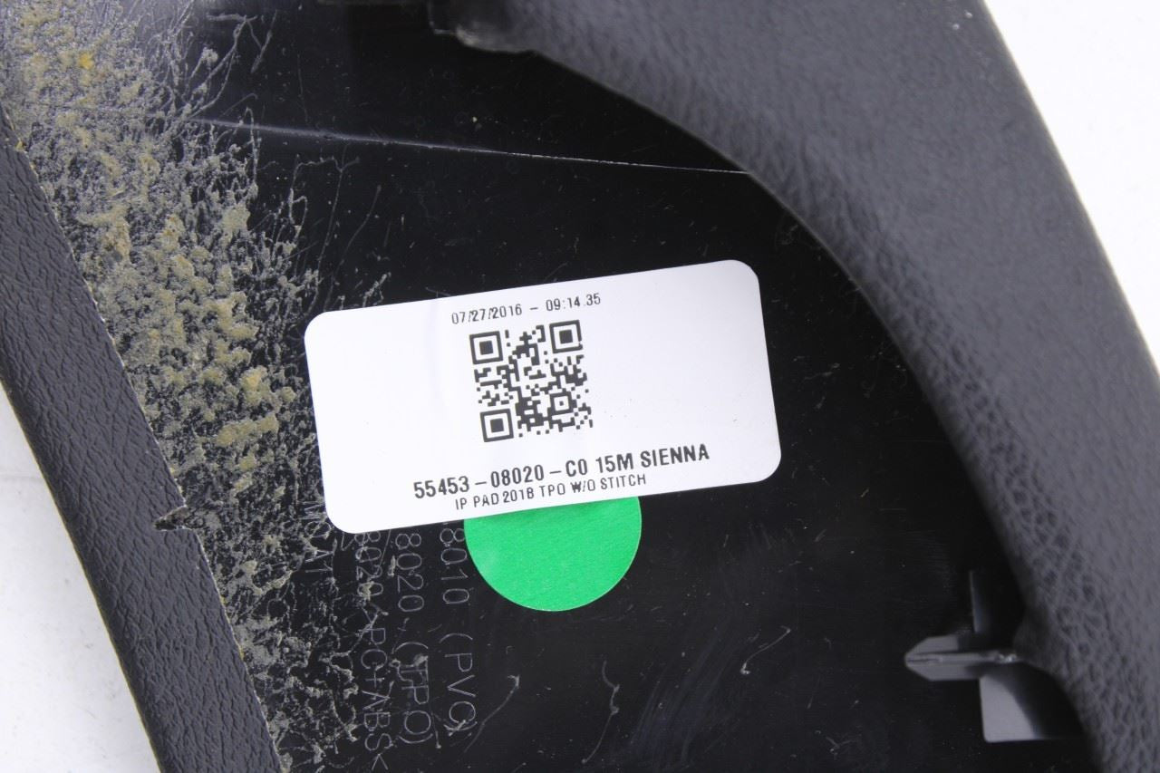 16-20 Toyota Sienna LE Dashboard Left Driver Side Cluster Upper Trim 55453-08020 - Alshned Auto Parts