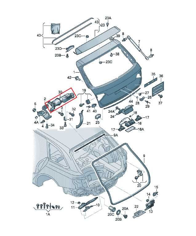 2014-2017 Audi Q5 Premium Rear Right and Left Tailgate Power Lift Motor Set of 21
