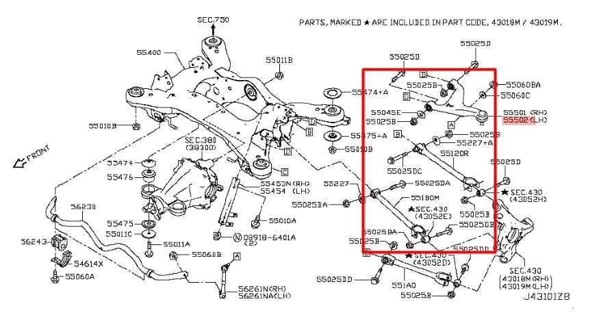 14-23 Infiniti Q50 Luxe RWD Rear Left Suspension Control Arm Upper and Lower Set - Alshned Auto Parts