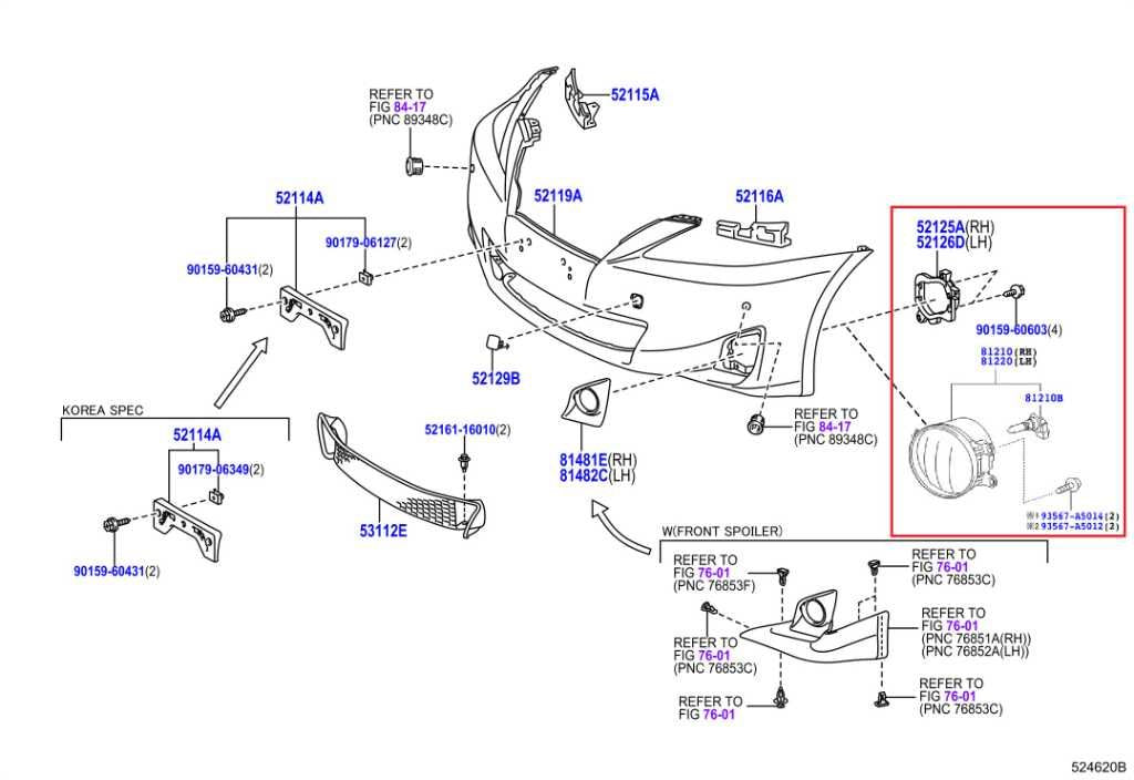 2011-2013 Lexus IS250 Front Left Driver Side Fog Light Lamp 81220-0W040 *ReaD*1