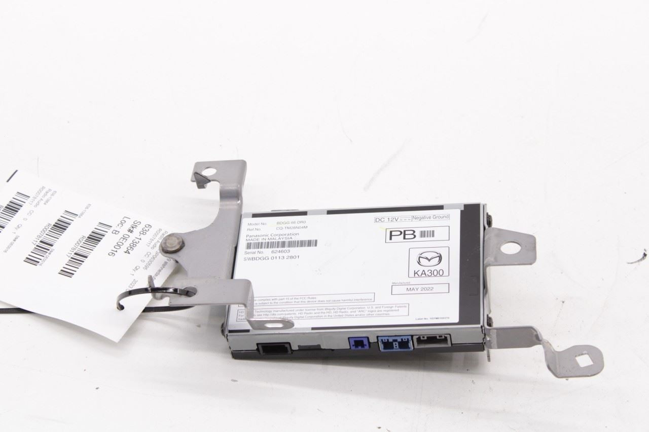 2019-2023 Mazda CX-9 Grand Touring Panasonic Audio Radio Tuner BDGG-66-DR0 OEM - Alshned Auto Parts