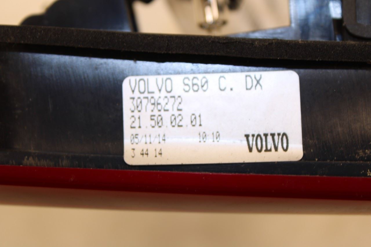 2015-2016 Volvo S60 T5 Premier Rear Right Side Tail Light Lamp 30796272 OEM - Alshned Auto Parts