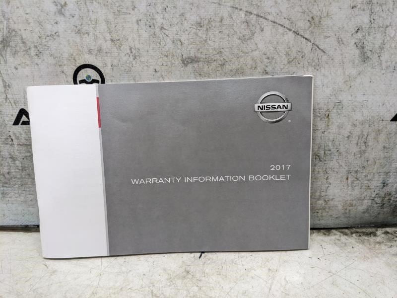 2017 Nissan Rogue Owners Manual Set with Case OM17EA-0T32U0 OEM - Alshned Auto Parts