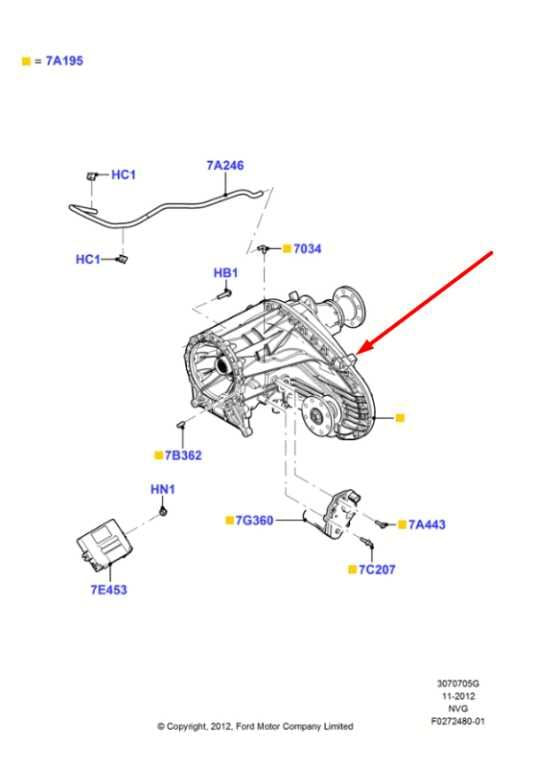 2013-2016 Ford F250 Lariat 6.2L 4WD Transfer Case GC3Z-7A195-H OEM - Alshned Auto Parts