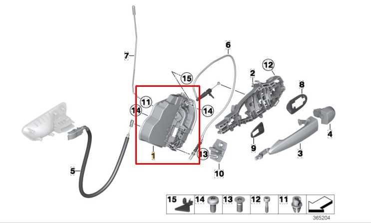 2015-2016 BMW 435I Gran Coupe xDrive RR RH Door Lock Latch Actuator 51227229460 - Alshned Auto Parts