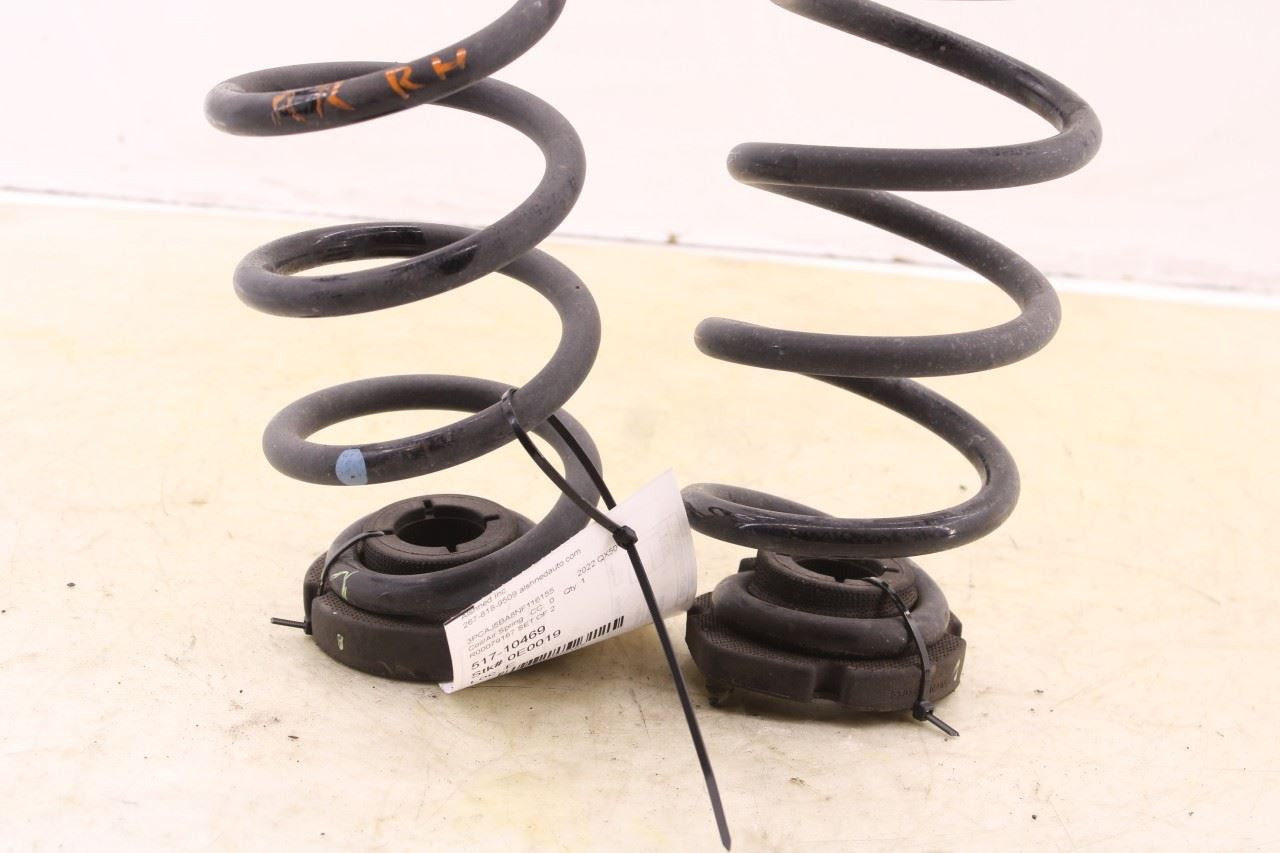 2021-2025 Infiniti QX50 LUXE Rear Right and Left Side Suspension Coil Spring Set - Alshned Auto Parts