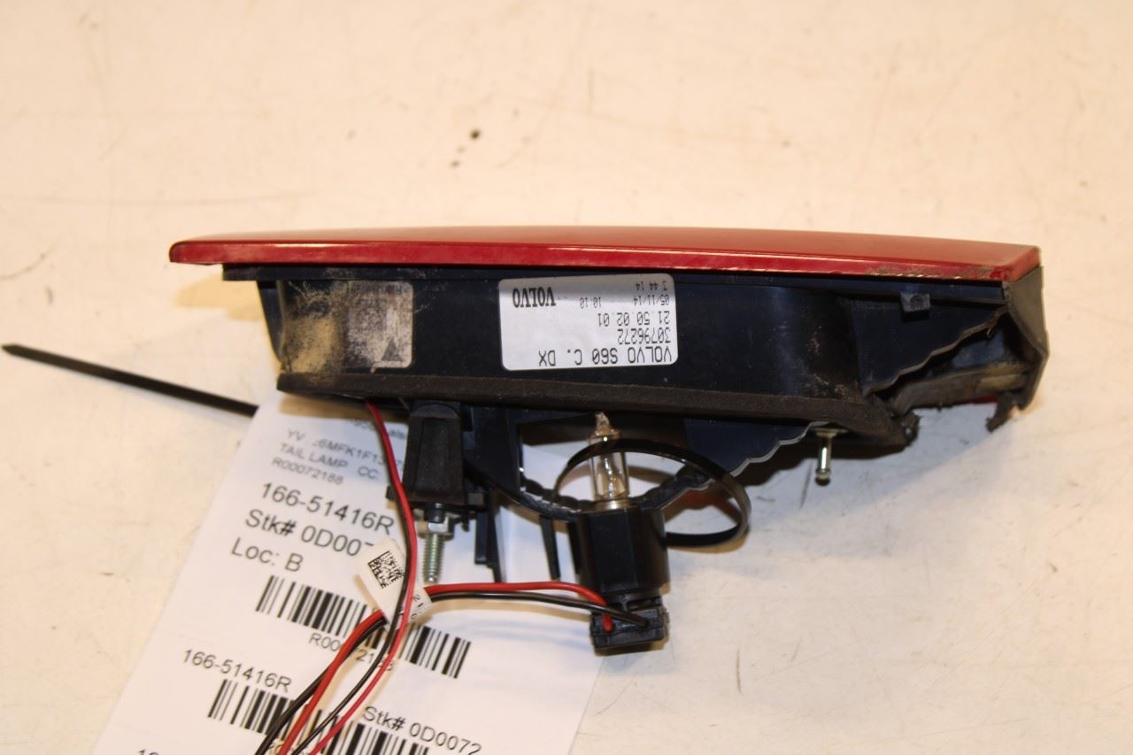 2015-2016 Volvo S60 T5 Premier Rear Right Side Tail Light Lamp 30796272 OEM - Alshned Auto Parts