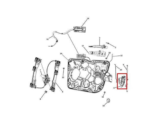 11-21 Jeep Grand Cherokee Limited Front Left Door Lock Latch Actuator 4589921AH - Alshned Auto Parts
