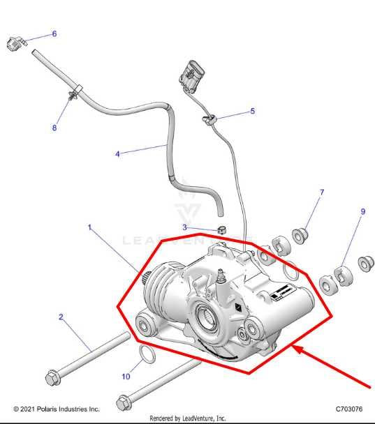 2024-2025 Polaris RZR XP 1000 Ultimate 999cc Front Differential Gearcase 1337251 - Alshned Auto Parts