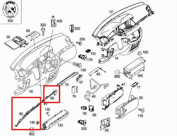 07-13 Mercedes-Benz S550 Dash Air Vent Molding Trim Grille Set 2216890908 *ReaD* - Alshned Auto Parts