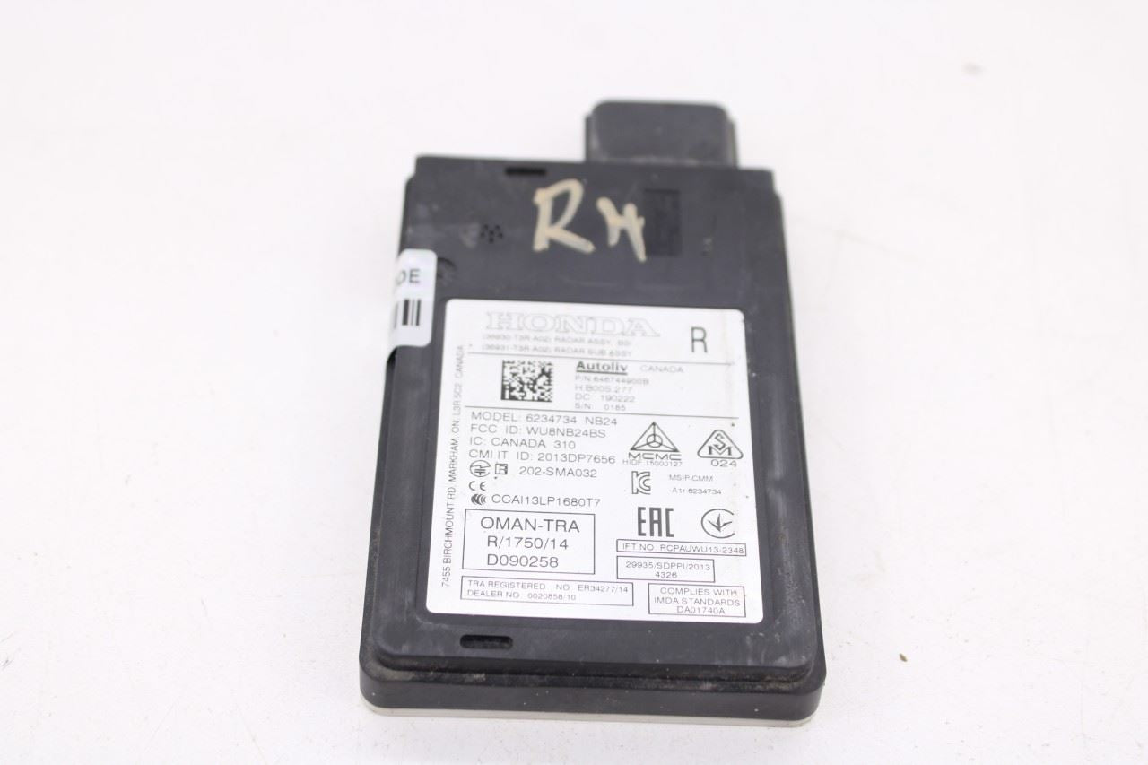 19-22 Acura ILX Technology A-Spec RR RH Blind Spot Detection Radar Sensor Module0