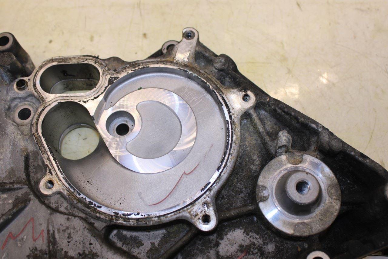 2010-2015 BMW 750Li xDrive 4.4L AWD Engine Front Lower Timing Cover 7553364 OEM - Alshned Auto Parts