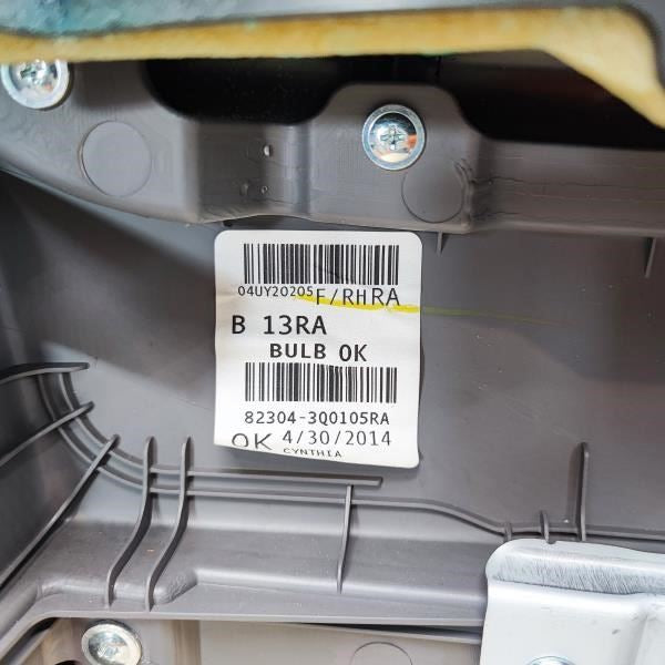 2011-14 Hyundai Sonata Front Right Passenger Door Trim Panel 82304-3Q010-5RA OEM - Alshned Auto Parts