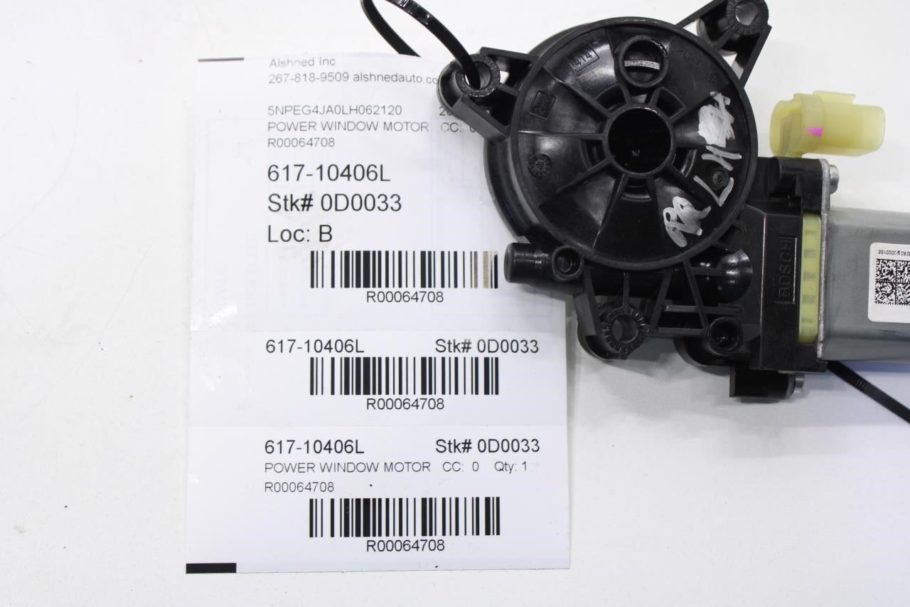 2020-2024 Hyundai Sonata SE Rear Left Side Door Power Window Motor 83450-L1000 - Alshned Auto Parts