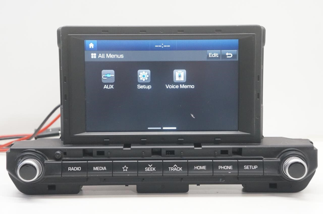 19-20 Hyundai Elantra Radio Faceplate Control w/ Receiver and 7'' Display *ReaD* - Alshned Auto Parts