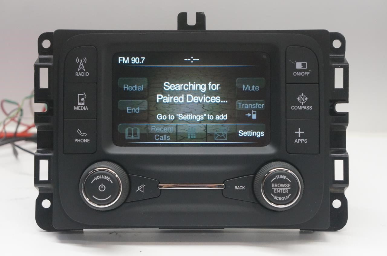 2015-2017 Jeep Renegade Audio Radio Receiver Uconnect w/ 5'' Display 07356594700 - Alshned Auto Parts